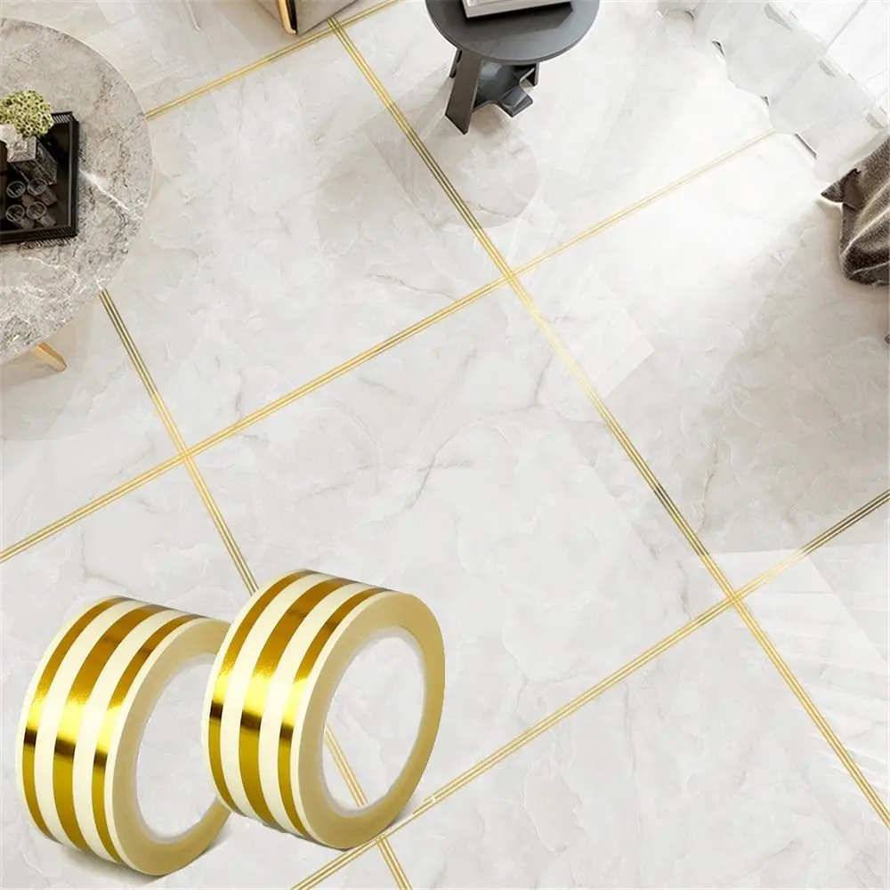 Self-adhesive Ceramic Tile Mildewproof Gap Tape Wall Floor Self Adhesive Seam Line Mildewproof PVC Floor Sticker Living Room