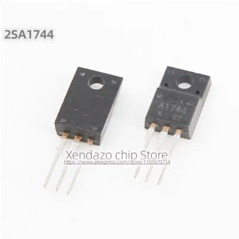 10 pçs/lote 2SA1744 A1744 TO-220F pacote Original genuíno transistor de Comutação