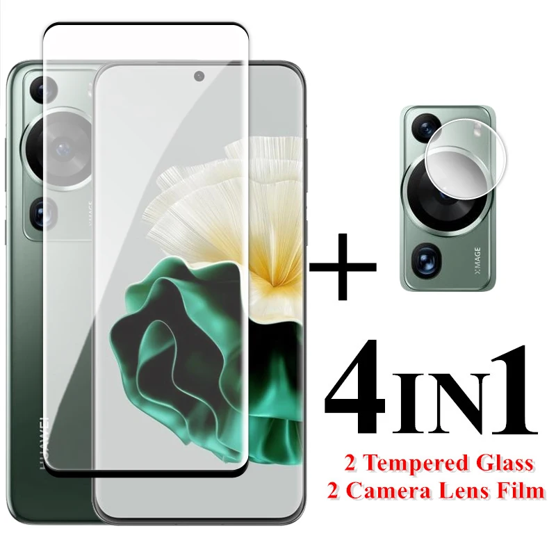 For Huawei P60 Pro Glass 3D Curved Full Cover Screen Protector Huawei P60 Tempered Glass Huawei P60 Art P60 Pro Film 6.67 inch