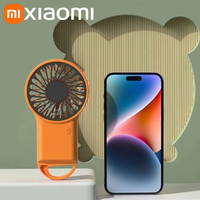 Xiaomi Foldable Handheld Desktop USB Rechargeable Mini Fan Cartoon Design with Hook for Mountaineering Outdoor Home Office Use