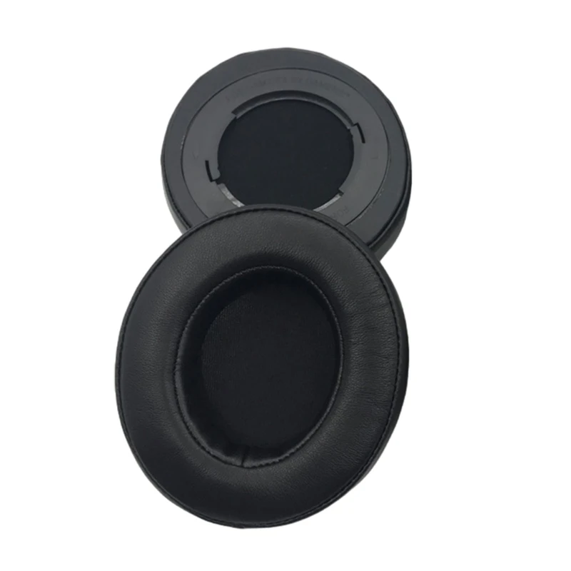 Almofadas substituição pele carneiro para fones ouvido 7.1 V2 Esponjas Almofadas ouvido Protetores orelha