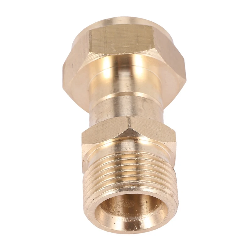 2X Pressure Washer Swivel Joint, Kink Free Gun To Hose Fitting, Anti Twist Metric M22 14Mm Connection, 3000 Psi