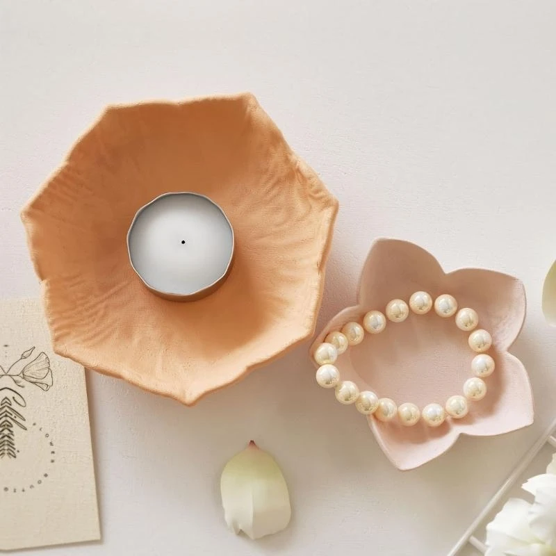 E1PE頑丈なシリコンラウンドトレイトレイ型クリエイティブDIYプロジェクトとストレージプレート