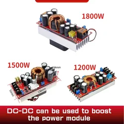 1800W 40A 1500W 30A 1200W 20A DC-DC Boost Converter Step Up Power Supply Module 10-60V to 12-90V adjustable voltage charger