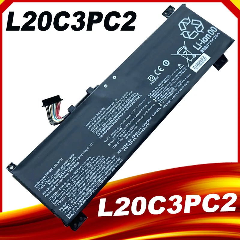 

New Laptop Battery L20C3PC2 L20M3PC2 For Lenovo Ideapad Gaming 3 15ACH6 15IHU6 82K1 82K2 L20L3PC2 L20D3PC2 45WH