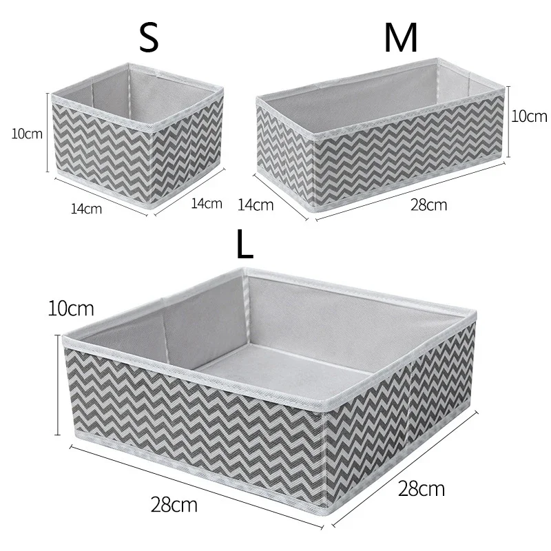 Juego de sistema organizador de cajones, divisor de cajón, bolsa de almacenamiento, ropa interior, calcetines, caja de sujetador, cesta de