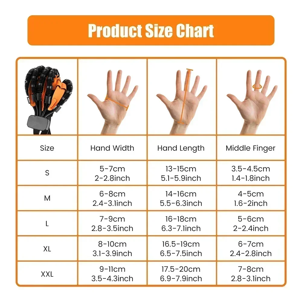 Rehabilitation Robot Gloves Hemiplegia Cerebral Infarction Training Equipment Stroke Finger Physiotherapy Tools Right Left Hand