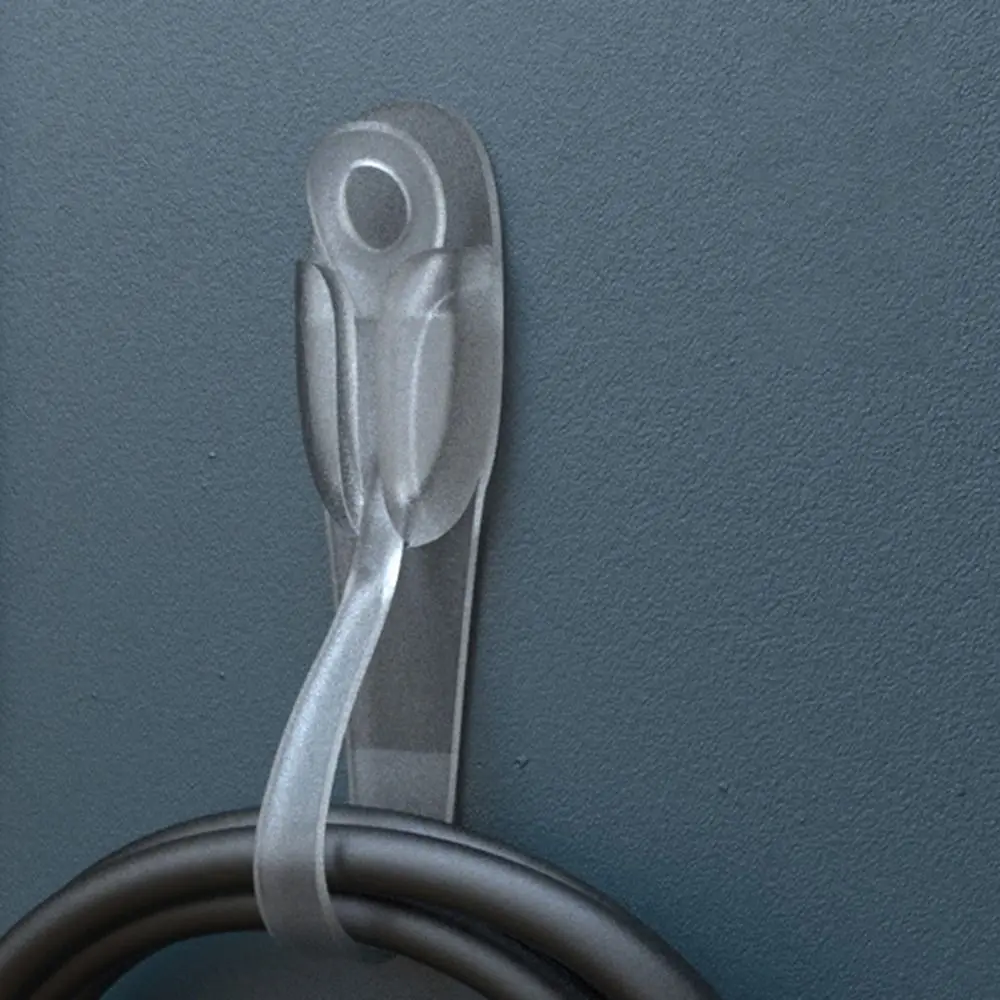 Waterproof Self-Adhesive Cable Clips Multifunction Multi-purpose Cable Organizer Durable Wear-resistant Fixed Clamp Home