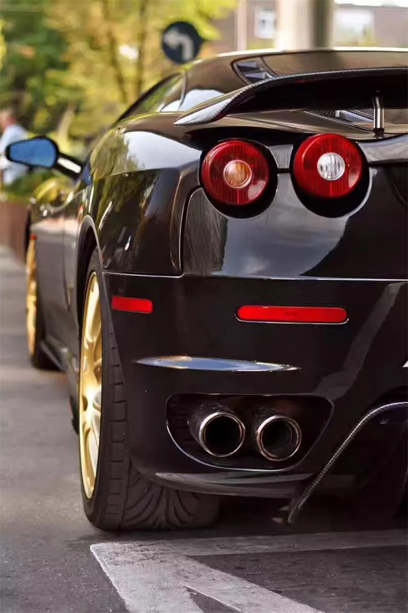 

Комплект кузова из углеродного волокна для Ferrari F430 HM Стиль из настоящего углеродного волокна, передняя и задняя губа, боковые юбки, комплект кузова заднего крыла