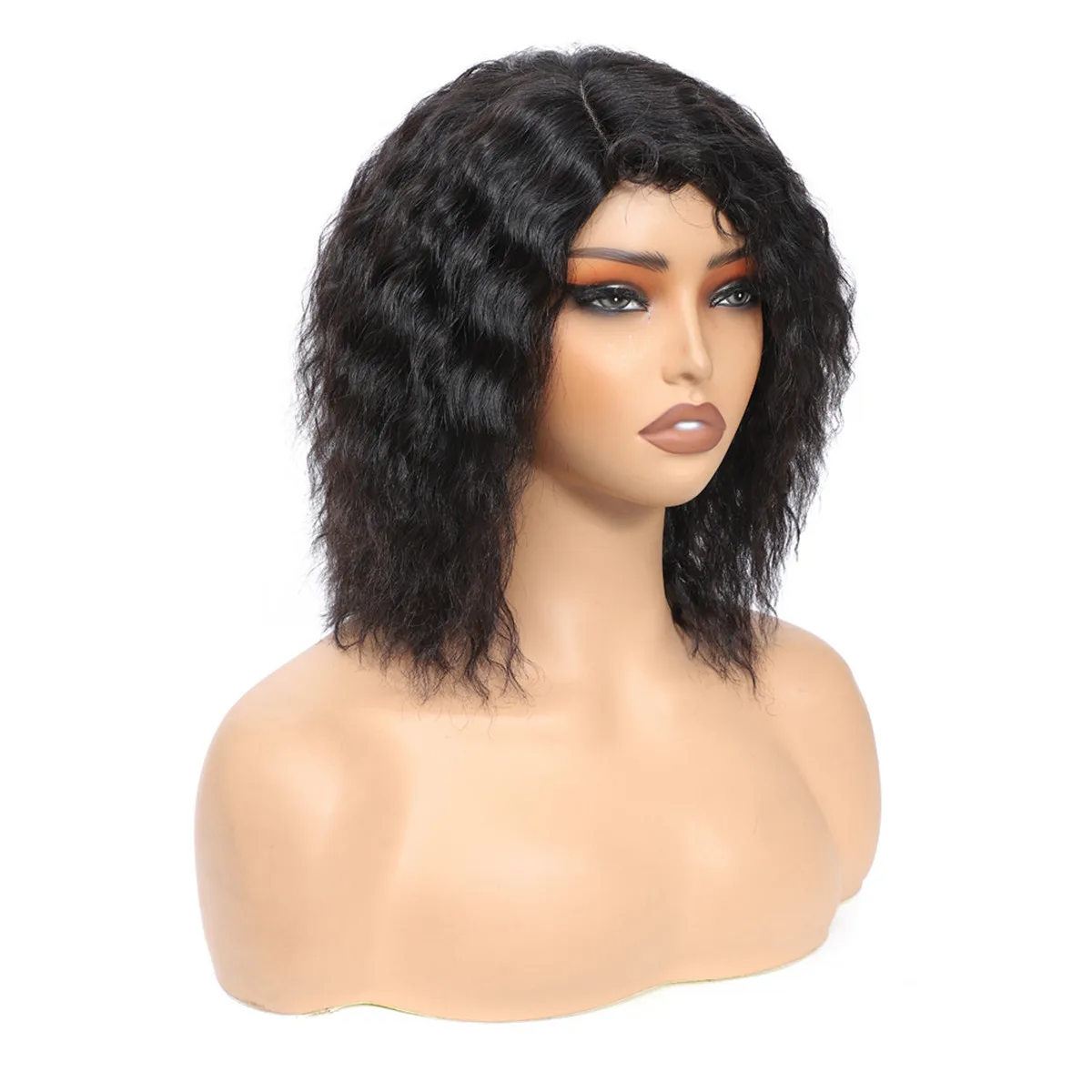 Lockige Pixie-Cut-Perücken aus Echthaar, 4x1-Teil-Spitzenperücken aus Echthaar, Kinky Straight Lace-Closure-Perücken für Frauen, 8" kurze, kleberlose Perücken – Detail 6