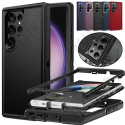 Case For Samsung Galaxy S24 S23 S25 Ultra Plus A54 A14 A53 Heavy Duty Shockproof Anti-Scratch Rugged Protective with Full Cover