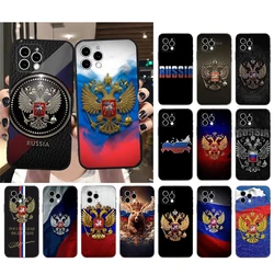Russia Flag Phone Case For iphone 17 Pro Max Air 16 15 14 13 Pro Max 15 16 Pro 15Plus