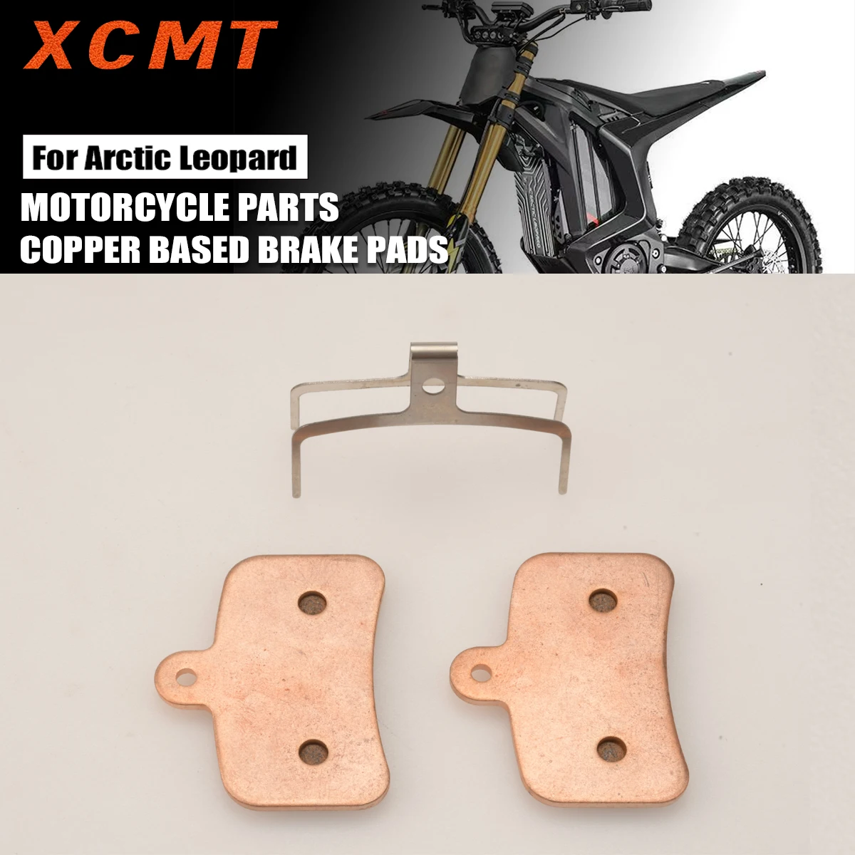 Motorradzubehör Vordere und hintere gesinterte Bremsbeläge auf Kupferbasis für Arctic Leopard Cloud Leopard Pro S