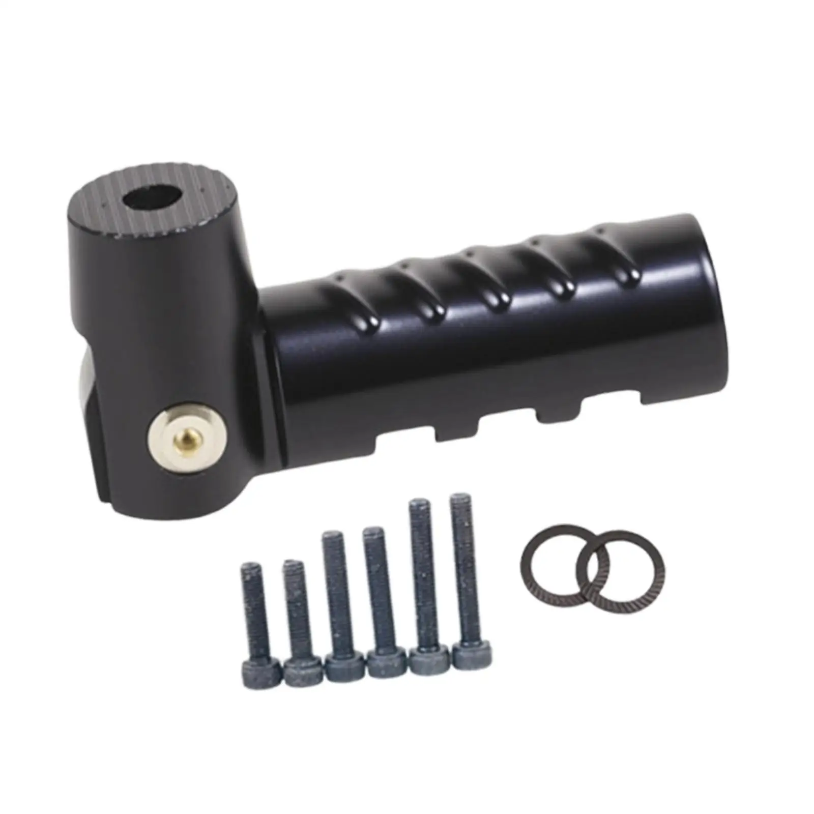 Bicycle Accessories Footrest Pedals Aluminum Alloy Black Lightweight Quick Install for 20 Inch Folding Bike Passenger Support