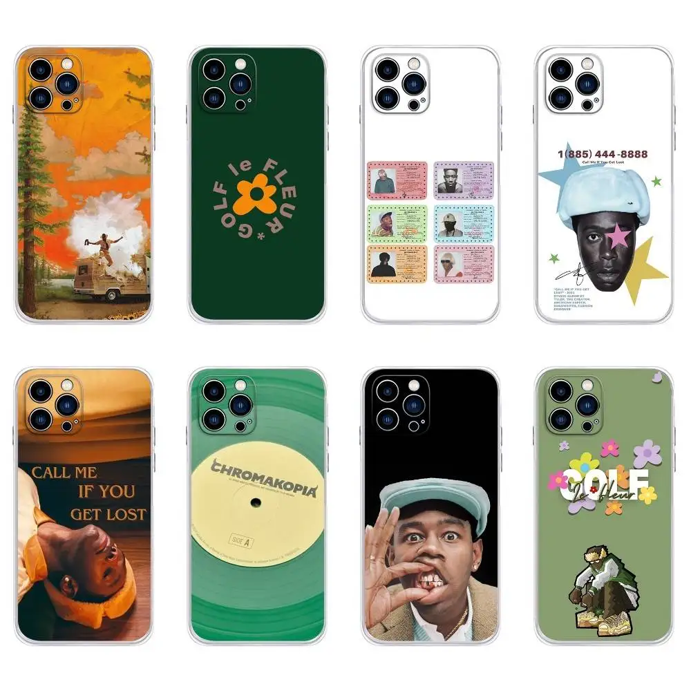 

T-Tylers The Creator Phone Case For iPhone 16,15,14,13,12,11 Plus,Pro,Max,XR,XS,Plus,E,Mini Transparent Soft Cover