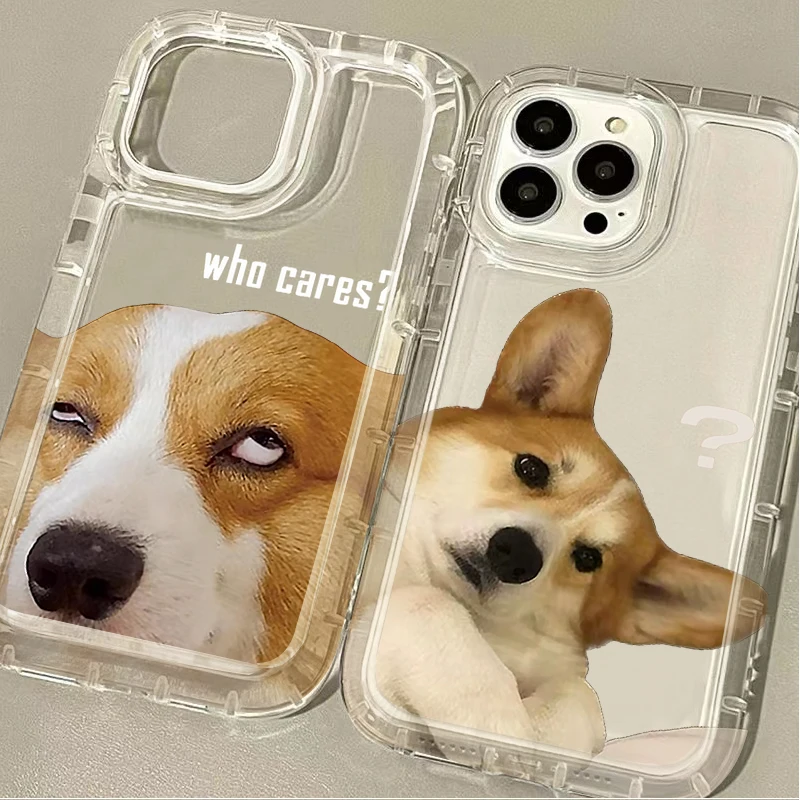 Cute Funny Cat Dog Soft Case for Samsung Galaxy A15 A55 A05 A05S A14 A24 A13 A23 A73 A12 A22 A32 A52 A52S A72 A31 A51 A71 Cover