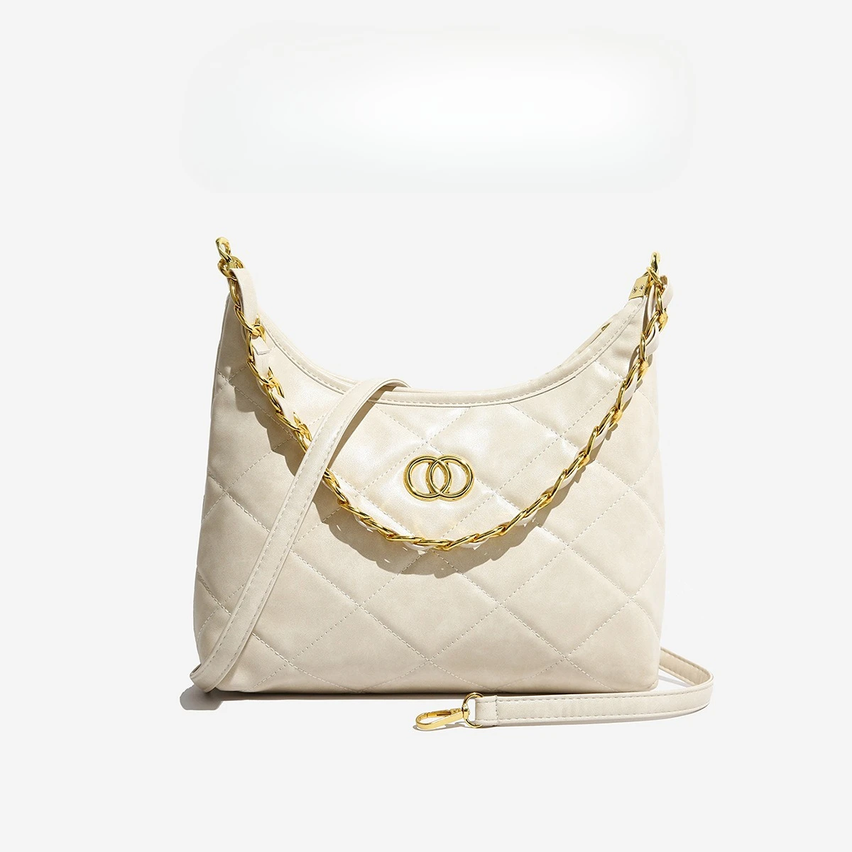 

2025 Chain-Integrated Vintage Tote Bag, Multi-Way Convertible Shoulder & Crossbody Purse for Women, Retro-Modern Day