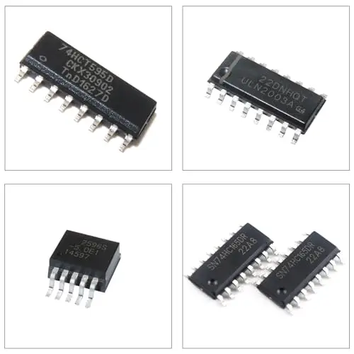 Sirkuit terintegrasi SMD llm358dr nene555dr LM324DR 7474hc165d LM386MX L7805CV