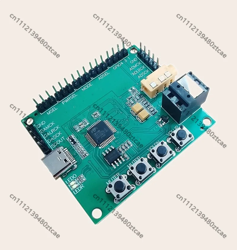 USB External Sound Card CM108B Type C to I2S SPDIF Digital Audio Output Adapter