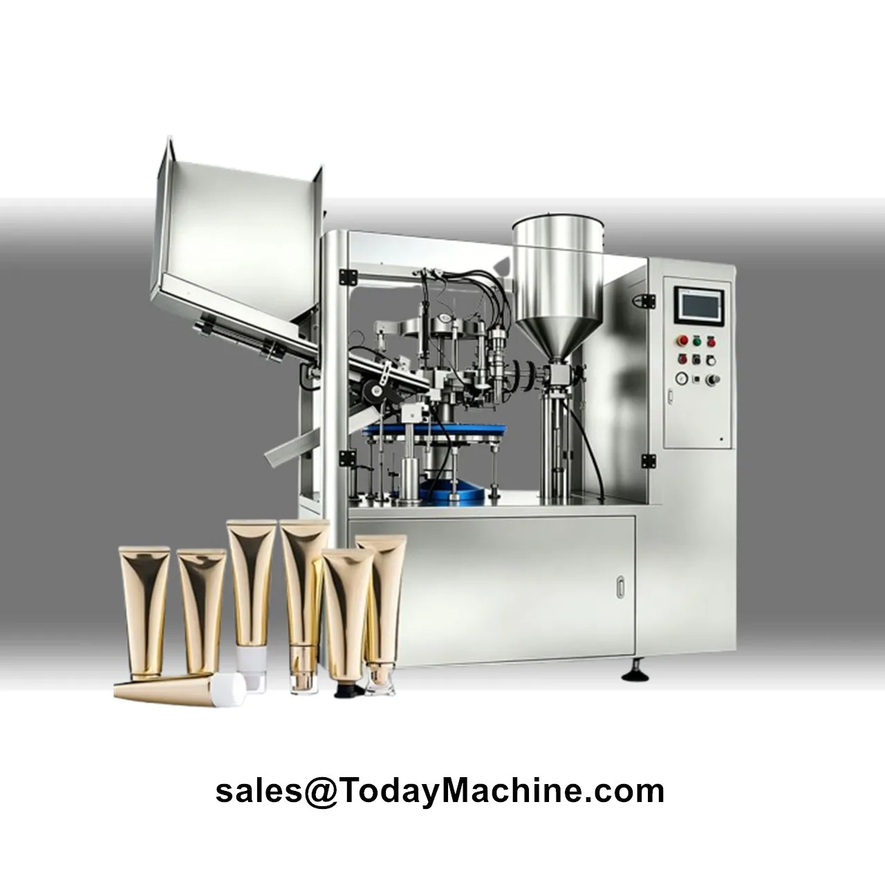 Ultrasonic Plastic Soft Tube Filling Sealing Packing Machine for Cosmetic Toothpaste Cream