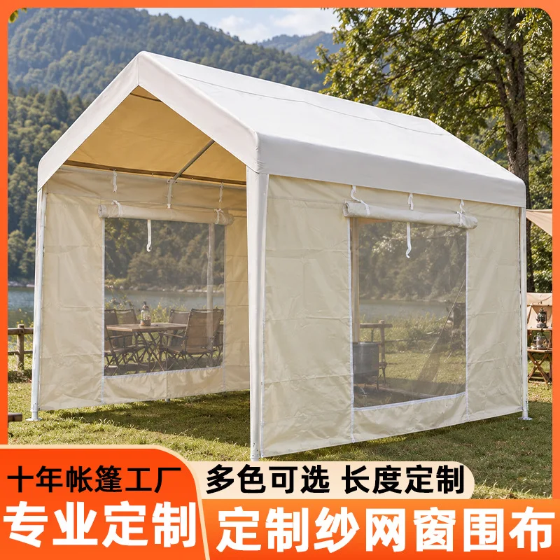 Customized market tent special screen window surrounding cloth three-sided windshield wholesale four-sided