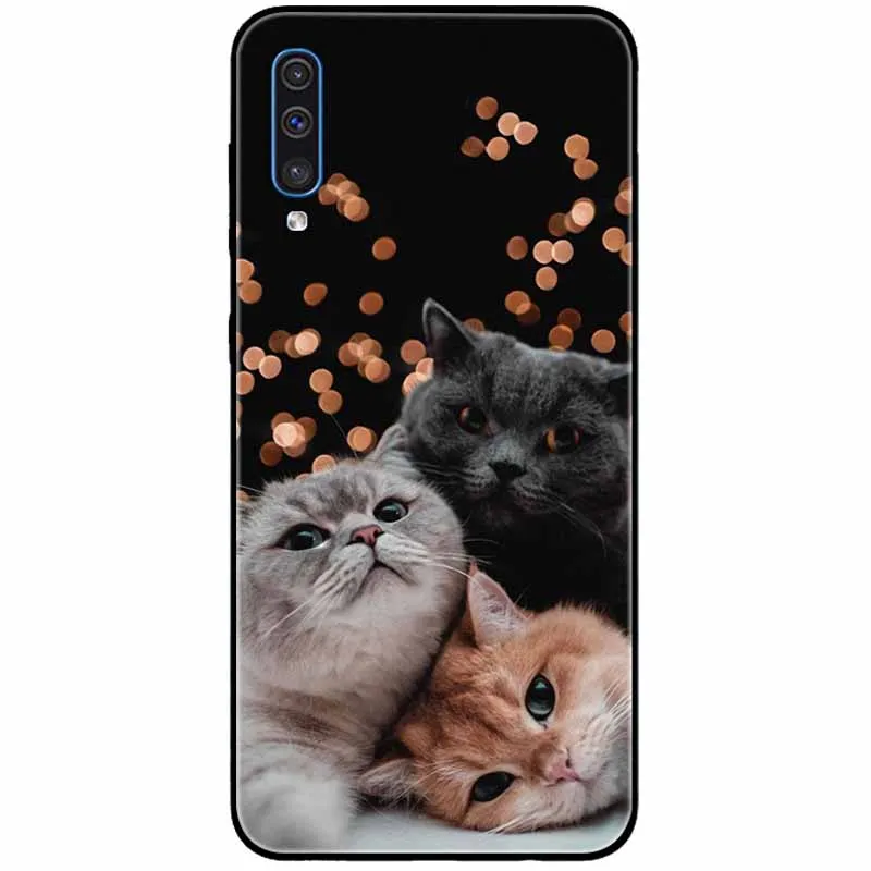 For HTC Desire 22 Pro 5G Case Print Silicone Cute Cat TPU Black Cases for HTC Desire 22Pro Cover 2022 6.6'' Painted Desire22 Pro