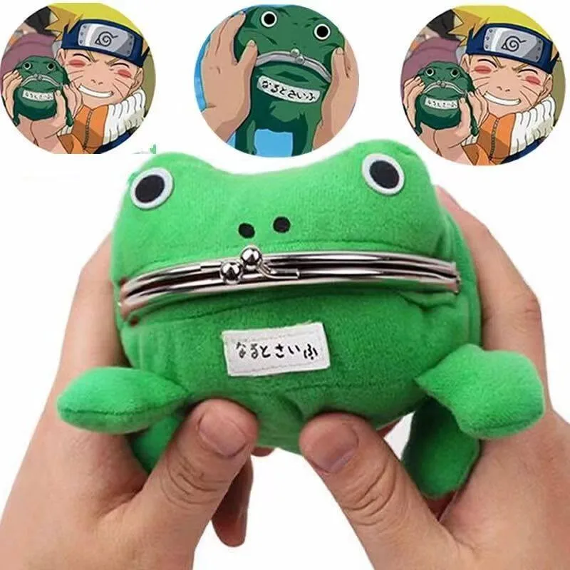 Em Estoque Bandai Naruto Carteira do Rana Anime Japonês Linda Carteira Cosplay Ninja Bolsa Pequena Porta-Moedas Presente