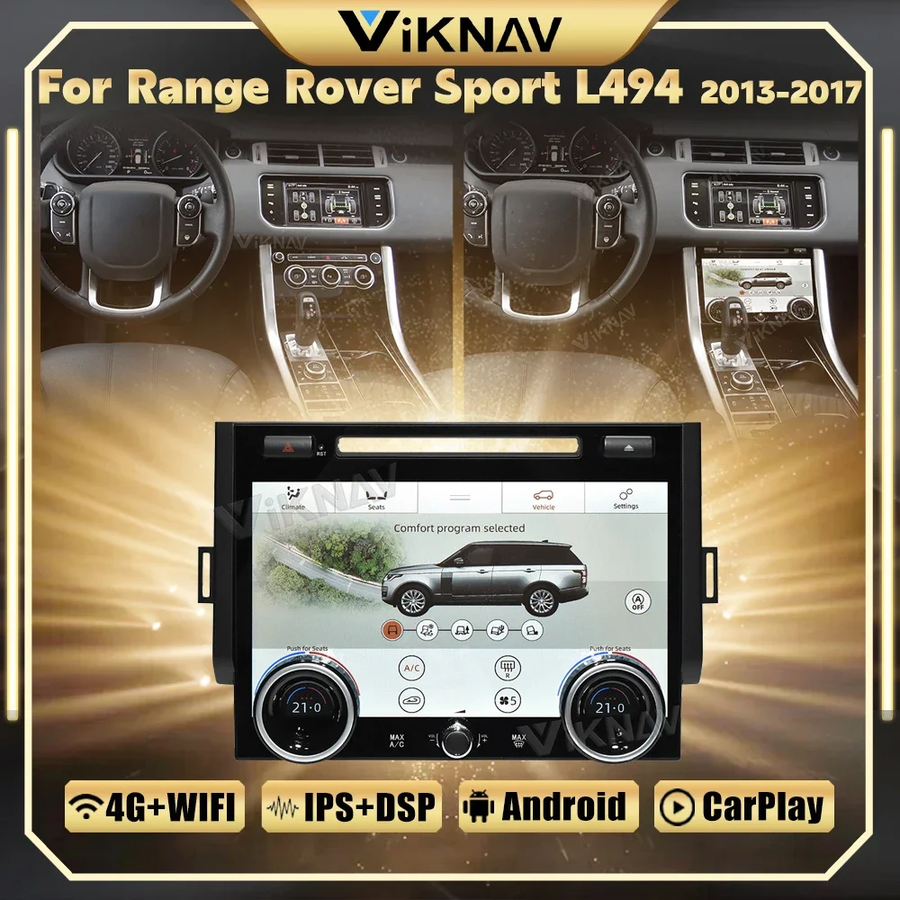 10.4 Inch AC Panel LCD Screen For Range Rover Sport L494 2013-2017 Air Condition Board Climate Volume Control New All Terrain