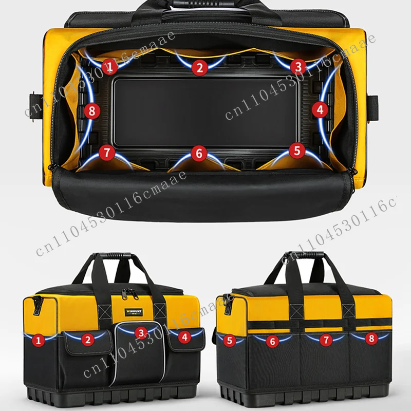 Heavy-duty Waterproof Electrician Tool Kit with Hard Base Storage