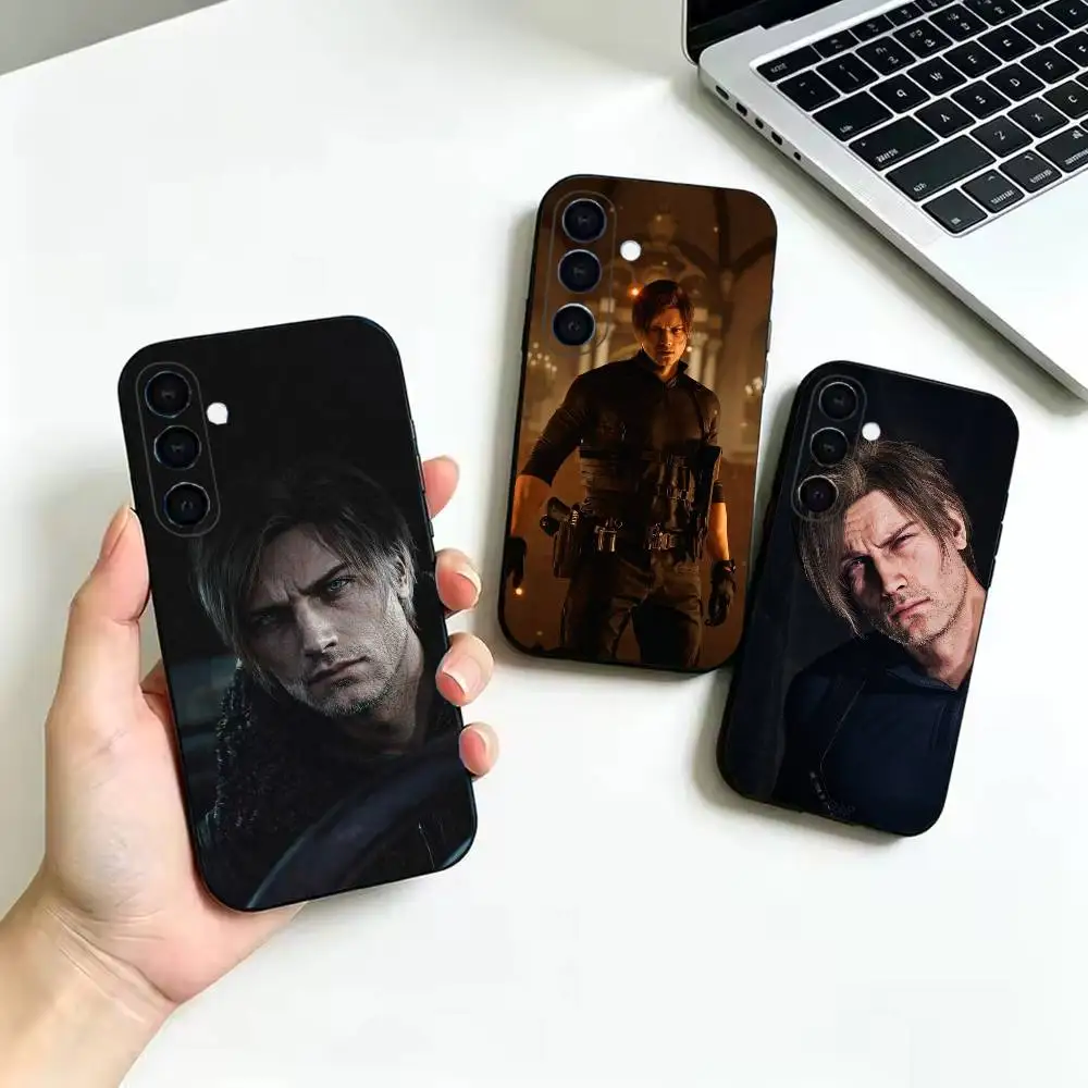 L-Leon S-Scott K-Kennedy Phone Case For Samsung Galaxy A52 42 32 22 12 02S 72 73 51 41 31 21S 71 30S  Shockproof, Black Cover