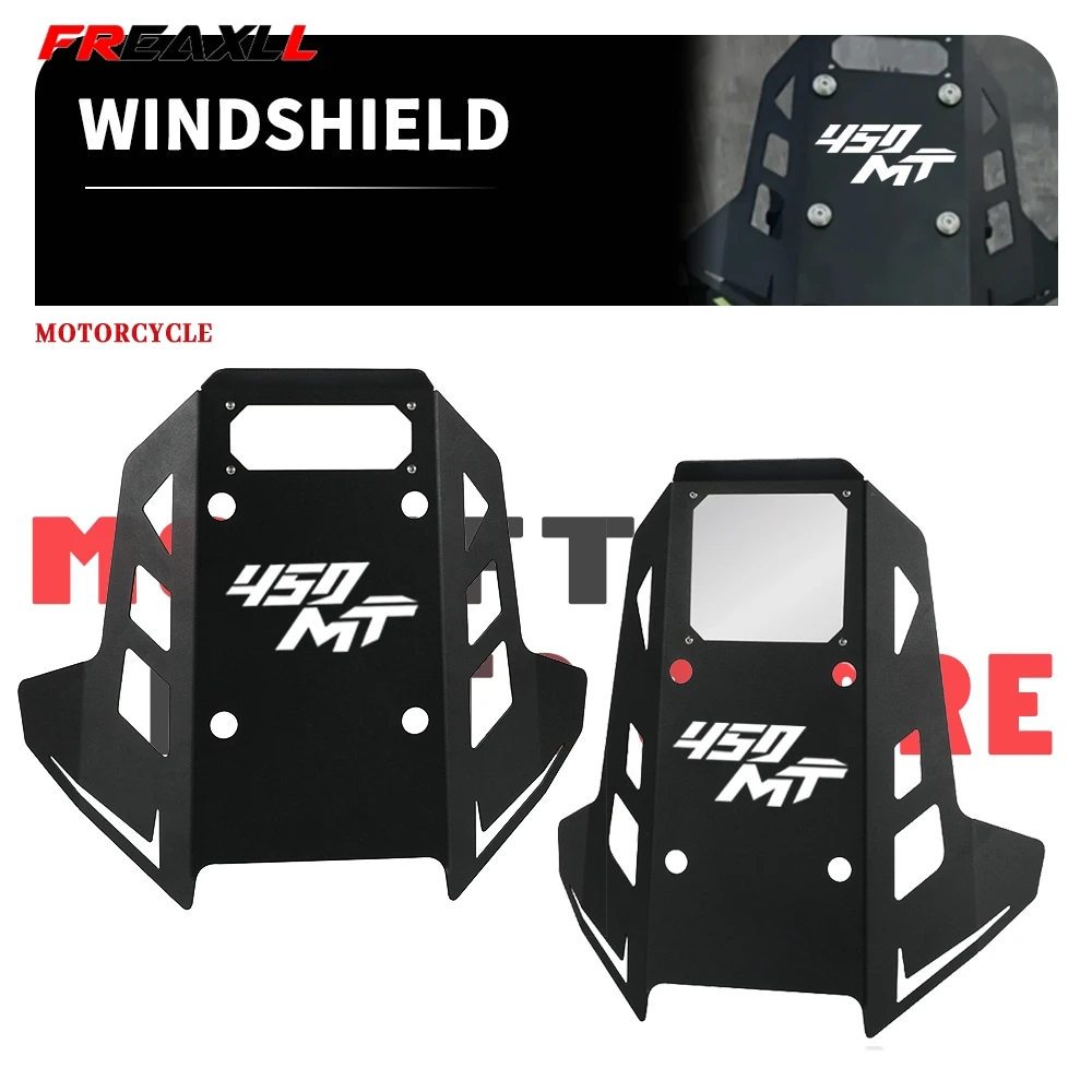 

Лобовое стекло для CFMOTO 450MT 450 MT IBEX450 2024 2025 2026, аксессуары для мотоциклов, переднее лобовое стекло, длиннее и широкое лобовое стекло