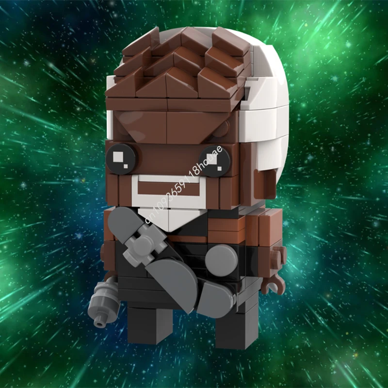 

191 шт. MOC Captain Worf Brickheadz строительные блоки Рождественский подарок проекты научного мышления игрушки-одевания креативные в помещении