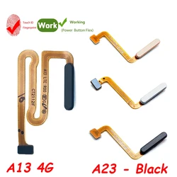 Home Button Flex Cable For Samsung A13 4G A23 A13 5G Fingerprint with Power Button Touch Sensor Flex Ribbon