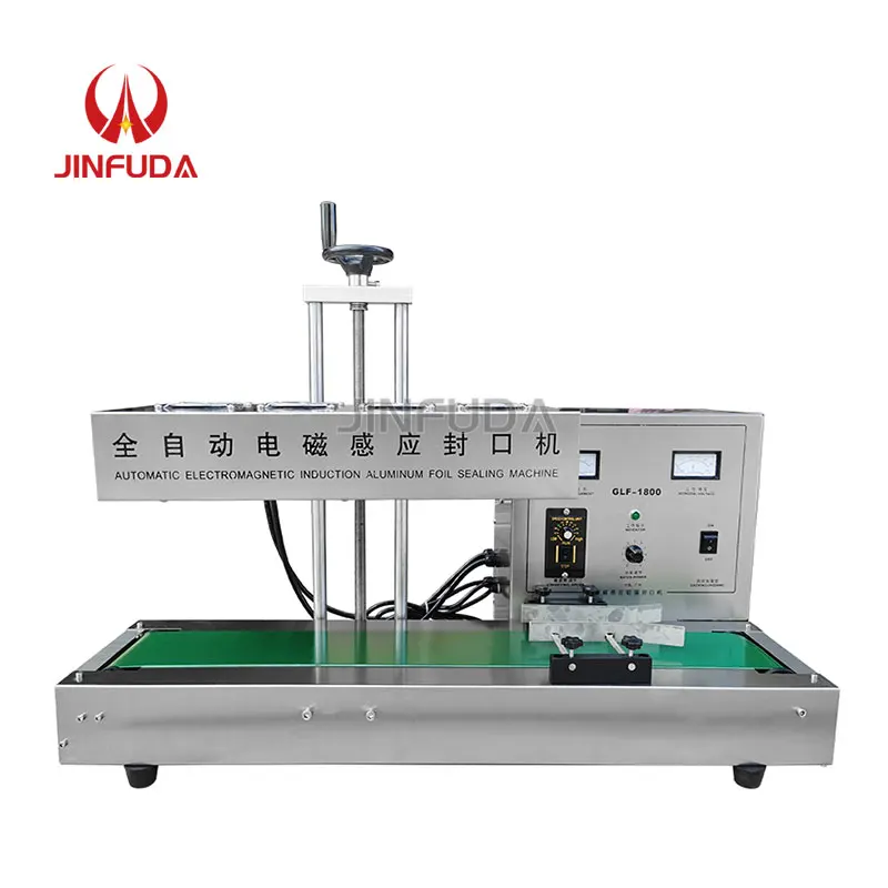Stainless Steel Semi-Automatic Electromagnetic Induction Sealing Machine for Beverage Plastic Glass Bottles Foil Cans