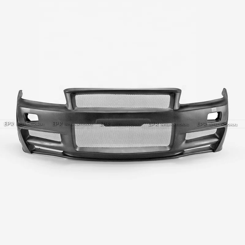 FOR NISSAN Skyline R34 GTT ZT Type Front Bumper High-Quality Fiber Glass Auto Parts