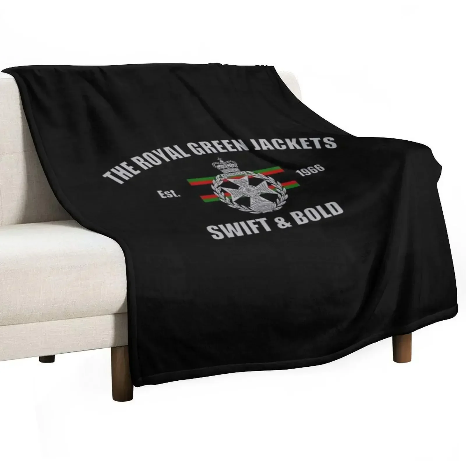 Royal Green Jackets Throw Blanket sofa bed christmas decoration Fashion Sofas Blankets