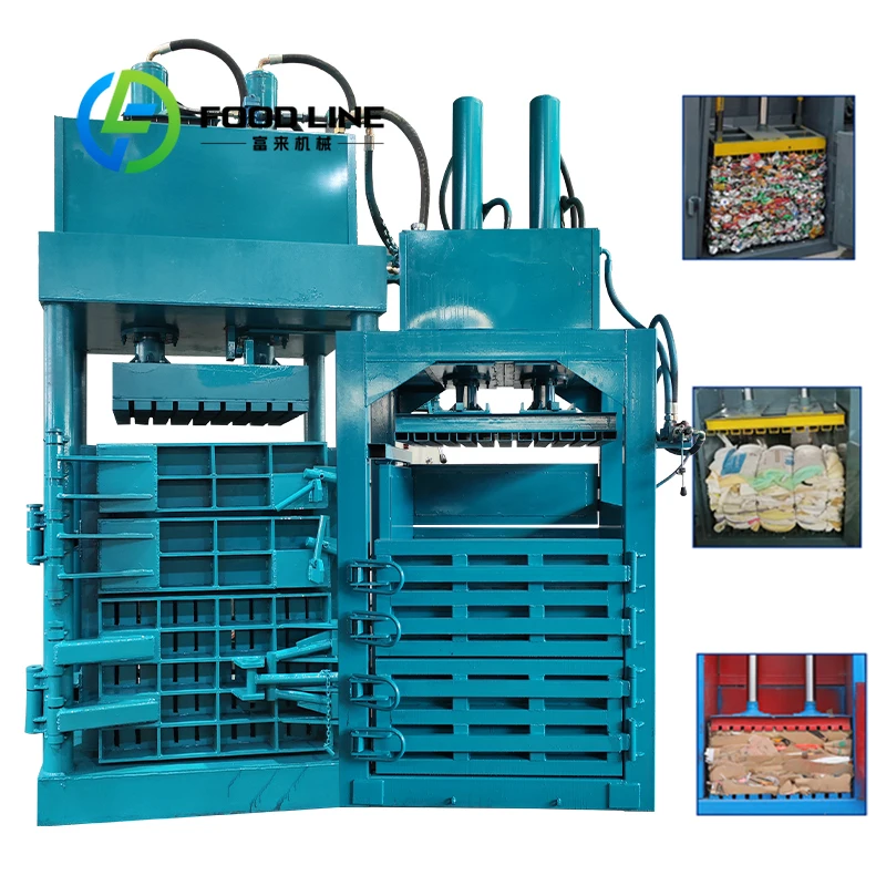 

Waste Plastic Paper Vertical Baling Machine Scrap Recycling Press Machine Vertical Hydraulic Cardboard Box Baler