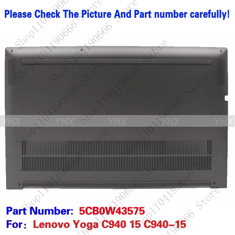 

Bd новый для Lenovo Yoga C940 15 C940-15 нижняя нижняя задняя крышка 5CB0W43575.