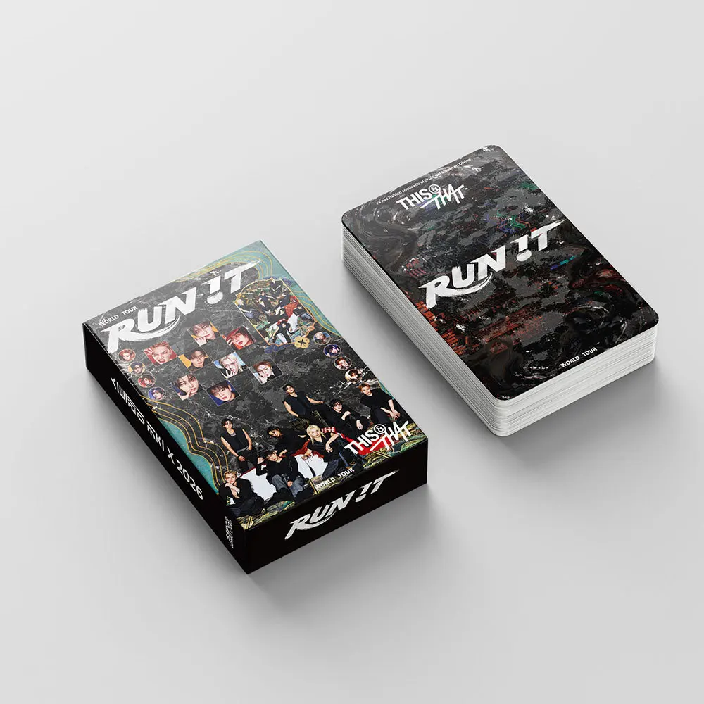55pcs New Album RUN IT Photocards Merch Lomo Cards Set Fans Collection Cards Gifts