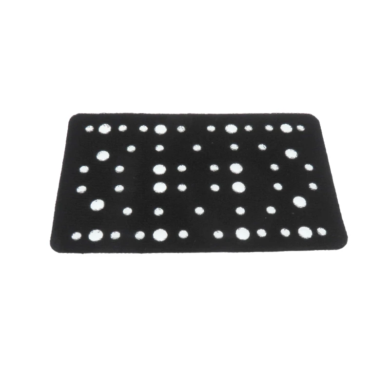 3Pcs Foam Protection Disc Sanding Pads 54 Holes Hook and Loop Interface Backing Pad Protector for RS400 LS130 Sanders 80x133mm