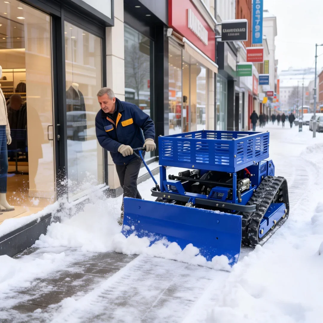 

Customized All Terrain Remote Control Lawn Mower 4-Stroke Cordless Self Propelled Rotary Tracked Gift Storage Rack Snow Shovel