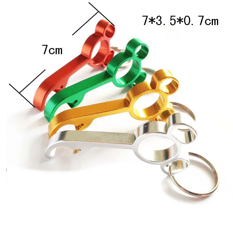 200Pcs/Lot Bottle Opener Key Ring Chain Mini Beer Bottle Opener Aluminum Alloy Kitchen Keychain Metal Beer Bar Tool Laser Logo