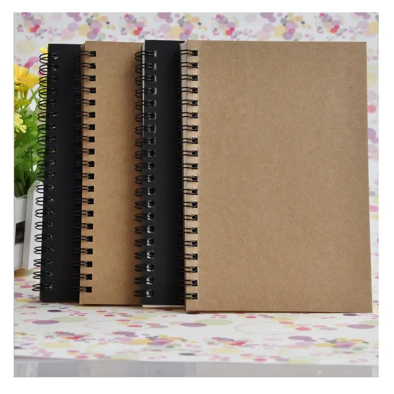 Sketchbook Diary Painting Painting Graffiti Soft Cover Black Paper Sketchbook Notepad Notebook Office School Supplies