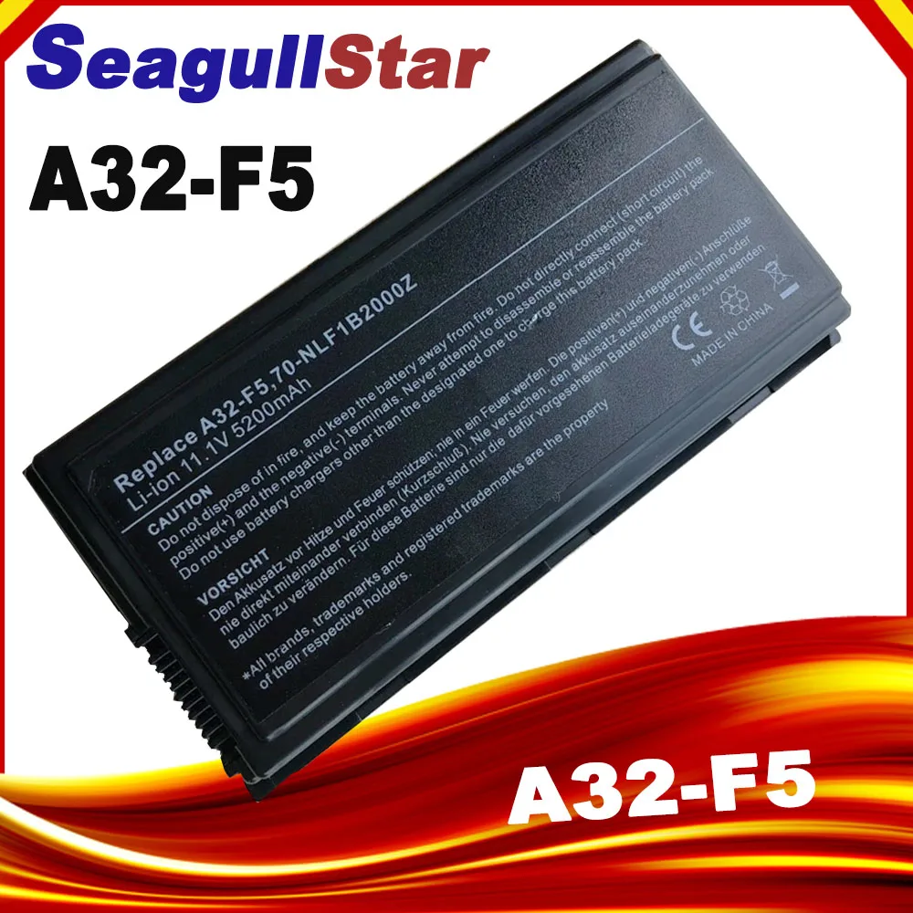 Laptop Battery For ASUS F5 F5C F5GL F5M F5N F5R F5RI F5SL F5V F5Z X50 X50C X50M X50N X50SL Pro50 Pro55 X58 X59 X59SL A32-F5