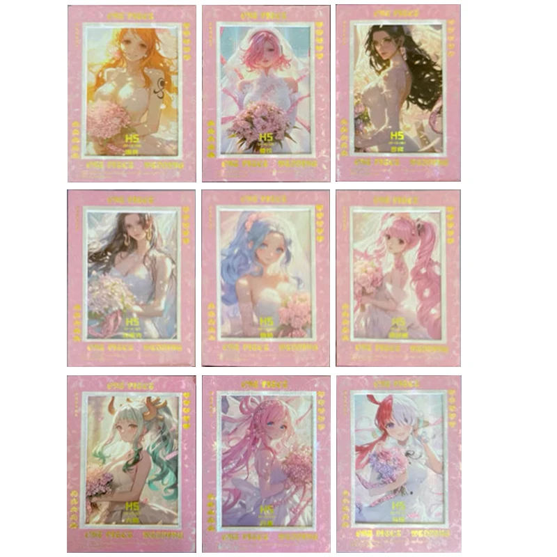 Japanese anime ONE PIECE Vinsmoke Reiju Shirahoshi Nico Robin Kalifa Collect cards Christmas birthday present toy for children