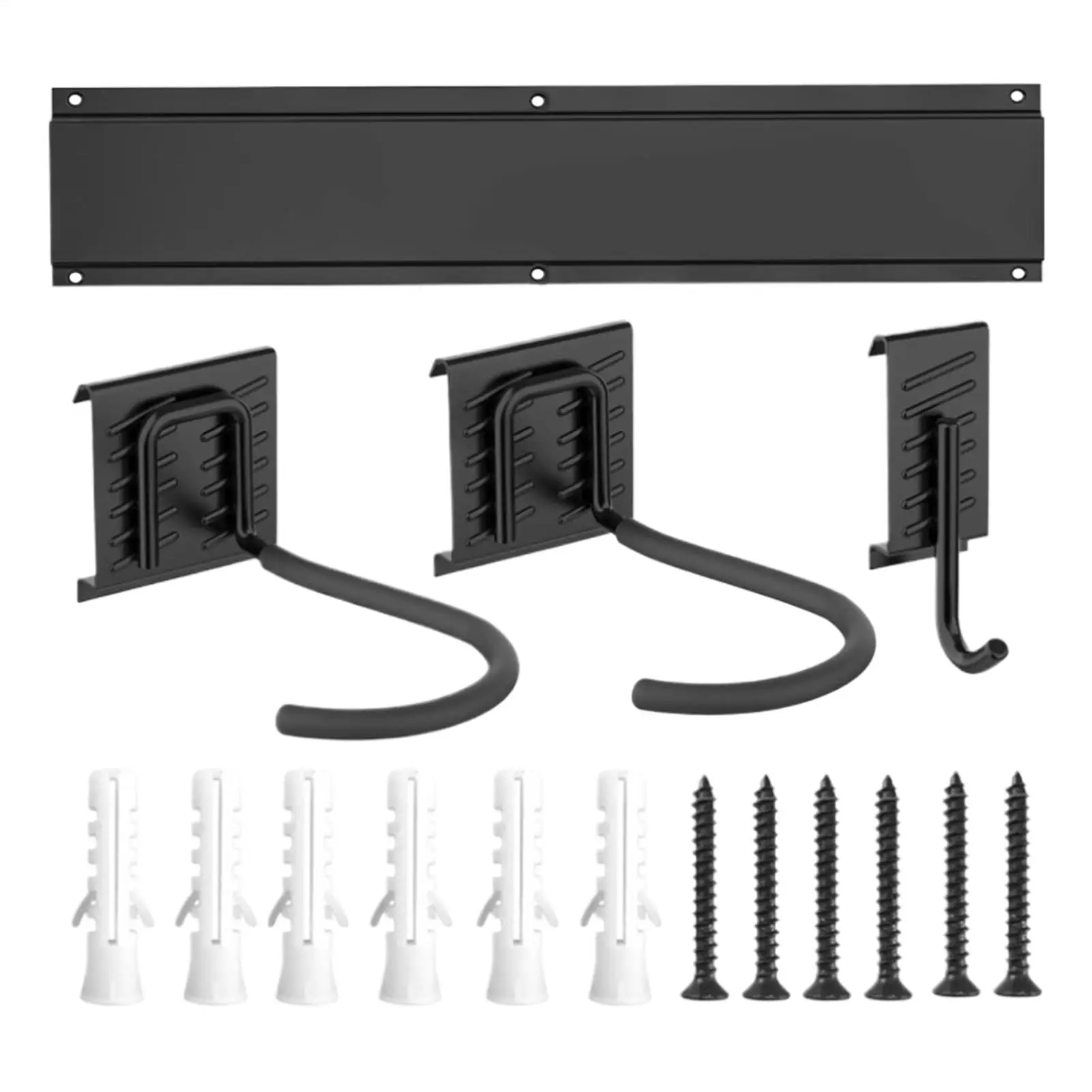 Garage Bike Storage Hooks Heavy Duty Wall Mount Bicycle Rack with Helmet Hook Space-Saving Organizer for Shed Basement Workshop