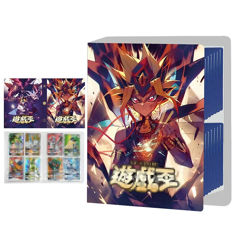 240PCS Yu-Gi-Oh Anime Album Card Blue-Eyes Toon Dragon Album Book Anime Map Letter Holder Binder Notebook Collection Card Folder