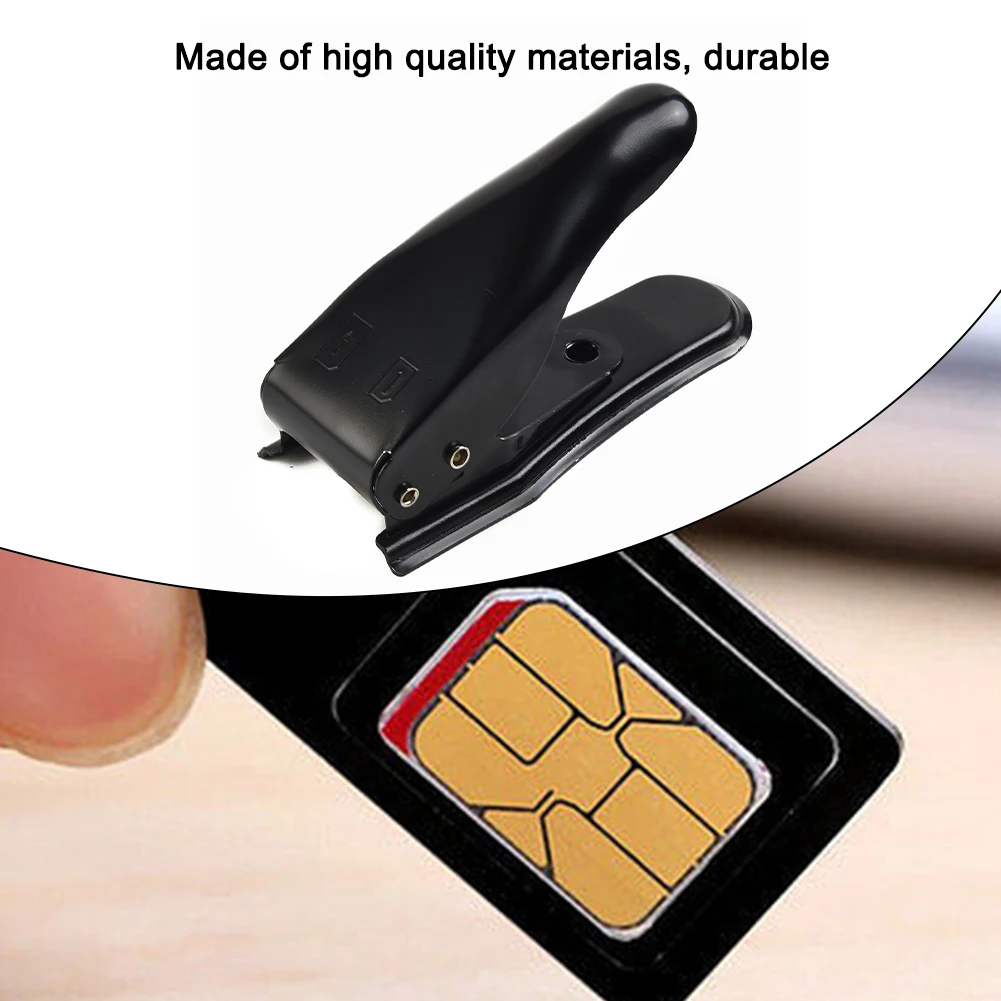Adapter Sim Card Cutter Multifunction Precise Fit 122*55*67mm 5 In 1 Alloy Steel Correct Cut Cutting Tool High Quality