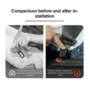 Car Seat Belt Clip Extension, Lock Extender Security, suitable for Tesla, Benz car accessories 10 Main Extender Sales Seat Car - №9