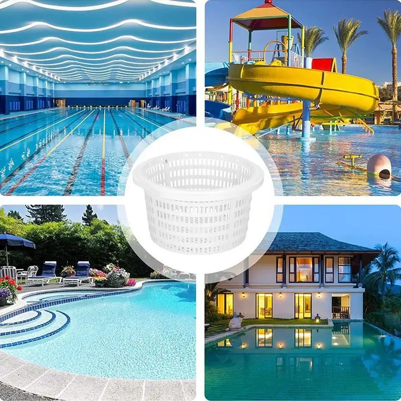 Pool Filter Basket Replacement Pool Skimmer Baskets Round Strainer Basket Skim Remove Leaves Bugs And Debris For Above Ground